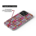 Miniatyrbild 3 av 6: Silicone-fodral - Kompatibel med Apple iPhone 14 Pro - design patchwork mandala