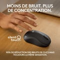 Miniatyrbild 3 av 6: Mus - Trådlös - Logitech - M240 Silent - Grafit