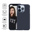 Miniatyrbild 3 av 3: Fodral till Apple iPhone 13 Pro Premium Silikon Microfiber Jaym Blue