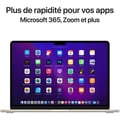 Miniatyrbild 1 av 4: Apple - 13,6" MacBook Air M2 - RAM 8Go - Lagring 512Go - Stjärnljus - AZERTY (2022) - Begagnad - Utmärkt skick