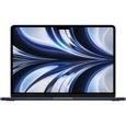 Miniatyrbild 1 av 4: Apple - 13,6" MacBook Air M2 - 8GB RAM - 256G lagring - Midnatt - AZERTY (2022) - Begagnad - Utmärkt skick