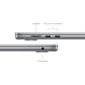 Miniatyrbillede 2 af 2: Apple - 15" MacBook Air M3 (2024) - RAM 8Go - Opbevaring 256Go - Stjerneskær Grå - AZERTY (2024) - Renoveret - Fremragende stand- REFURBISHED