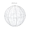 Pikkukuva 4 / 10: Koristeellinen LED-pallo, 20 cm, hopea, Kodustaar