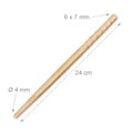 Miniatyrbild 4 av 8: Chopsticks, Bambu, 24 cm, Brun, Kodustaar