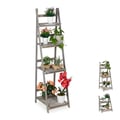 Miniatyrbillede 1 af 9: Plantehylde, Træ, 160x41x50 cm, Grå, Kodustaar