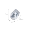 Miniatyrbillede 4 af 6: Dekorative diamanter, 1x1,5x1 cm, Transparent, Kodustaar