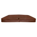 Pikkukuva 5 / 8: Hot Tub Cover Spa Lid 2m x 2m Square Brown Hard Top Weatherproof PVC Leather Foam 25KG/m3 Density Galvanized C-Channel UV Mildew Flame Resistant 4 x Lock Down Straps With Keys 6 x Lifting Handles
