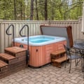 Pikkukuva 7 / 8: Hot Tub Cover Spa Lid 2m x 2m Square Brown Hard Top Weatherproof PVC Leather Foam 25KG/m3 Density Galvanized C-Channel UV Mildew Flame Resistant 4 x Lock Down Straps With Keys 6 x Lifting Handles