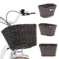 Pikkukuva 3 / 10: lasten pyöräkori, punottu PP, kiinnitys ohjainkannattimeen, 20-24 tuumaa, 30x21x18,5 cm