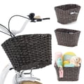 Pikkukuva 5 / 10: lasten pyöräkori, punottu PP, kiinnitys ohjainkannattimeen, 20-24 tuumaa, 30x21x18,5 cm