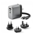 Miniatyrbilde 1 av 10: ALOGIC Lader Rapid Power 67W Multi-Country Travel GaN Lader