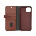 Miniatyrbilde 3 av 6: Buffalo iPhone 15 Plus Etui 3 Kortlomme Avtakbart deksel MagSeries Brun