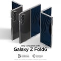 Miniatyrbillede 9 af 10: Spigen Samsung Galaxy Z Fold 6 Air Skin Cover Crystal Clear