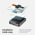 Miniatyrbillede 10 af 10: Spigen Samsung Galaxy Z Flip 6/Flip 7 FE Skærmbeskytter GLAS.tR EZ Fit 2-pak