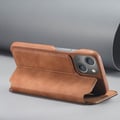 Miniatyrbilde 3 av 6: Lc.Imeeke iPhone 14 Plus Etui Flip Lysebrun