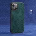 Miniatyrbilde 2 av 5: X-Level iPhone 14 Plus Deksel Semsket skinn tekstur Grønn