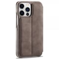 Miniatyrbilde 6 av 6: Lc.Imeeke iPhone 14 Pro Etui Flip Mørkebrun