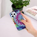 Miniatyrbilde 4 av 5: iPhone 14 Pro Deksel Motiv Blå Mandala