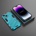 Miniatyrbilde 6 av 7: iPhone 15 Plus Deksel med Stativ Lyseblå