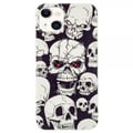 Miniatyrbillede 1 af 5: iPhone 15 Plus Cover Motiv Dødningehoveder