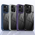 Miniatyrbilde 9 av 9: Ipaky iPhone 15 Pro Max Deksel Gjennomsiktig Bakside Lilla