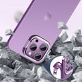 Miniatyrbilde 4 av 8: X-Level iPhone 15 Pro Deksel Camera Frame Kickstand Transparent