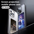 Miniatyrbilde 2 av 6: iPhone 15 Pro Deksel Innebygd skjerm E Ink Case Hvit