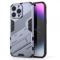 Miniatyrbilde 1 av 7: iPhone 15 Pro Deksel med Stativ Mørkeblå