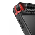 Miniatyrbillede 3 af 10: Nintendo Switch skal børstet kulfibertekstur sort