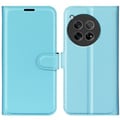 Miniatyrbilde 1 av 6: OnePlus 12 Etui Litchi Blå