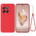 Miniatyrbilde 1 av 6: OnePlus 12R Deksel med Stropp Silikon Rød