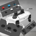 Miniatyrbilde 3 av 8: PlayStation 5 Tommelgrep Trigger Forlenger D Pad Antiskli