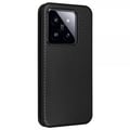 Miniatyrbilde 8 av 8: Xiaomi 14 Etui Karbonfibertekstur Svart