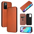 Miniatyrbilde 6 av 9: Xiaomi Redmi 10 Etui Karbonfibertekstur Brun
