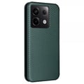 Miniatyrbilde 7 av 7: Xiaomi Redmi Note 13 5G Etui Karbonfibertekstur Grønn