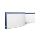 Pikkukuva 1 / 9: Sokkelilista Orac Decor SX207F SQUARE Jalkalista 3d seinäpaneeli Taipuisa lista Monitoimilista Stukkolista Seinälista Koristelista valkoinen 2 m