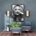 Miniatyrbild 2 av 9: Kate Moss Poster 50x70 cm – Fashion Affisch | Stilren Mode Tavla | Modern Väggkonst