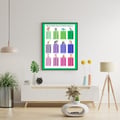 Miniatyrbillede 1 af 6: Multiplikationstabell Poster Storlek 30x40 cm – Gångertabell upp till 12 | Barnrum Affisch | Pedagogisk Väggkonst