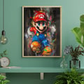 Pikkukuva 7 / 10: Super Mario Porträtt Poster 30x40 cm – Gaming Affisch | Retro Spel Väggkonst