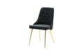 Pikkukuva 6 / 6: Ruokatuoli, Velvet Lyx, 66x50x88.5 cm, Musta