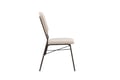 Miniatyrbillede 5 af 9: Ruokatuoli, Seda 2-pack, 56x48.5x94 cm, Beige