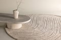 Miniatyrbillede 1 af 6: Matto, Melle, 200x200 cm, Beige