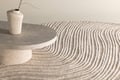 Miniatyrbillede 3 af 6: Matto, Melle, 200x200 cm, Beige