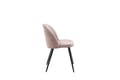 Miniatyrbillede 2 af 6: Ruokatuoli, Velvet Matstol 2-pack, 57x50x76.5 cm, Vaaleanpunainen