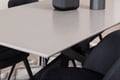Miniatyrbillede 4 af 10: Spisebord og stole sæt, Piazza, 190x90x76 cm, Sort