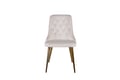 Pikkukuva 1 / 5: Ruokatuoli, Velvet Deluxe, 66x50x88,5 cm, Beige