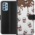 Miniatyrbillede 1 af 3: Kompatibel Tegnebogsetui til Samsung Galaxy A72 5G Nutella Kawaii Dessert Sød Sød