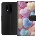 Miniatyrbillede 1 af 3: Kompatibel Tegnebogsetui til OnePlus 8 Pro Hjerter Kærlighed Grafisk Design Romantisk Motiv Populær Symbol Grafisk Mønster Dekoration