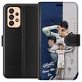 Miniatyrbillede 1 af 3: Kompatibel Tegnebogsetui til Samsung Galaxy A53 5G Son Heung Min Tottenham Sydkorea vinder af Europa League fodbold målscorer intelligent spiller med