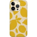 Pikkukuva 1 / 3: Yhteensopiva Puhelinkuori Apple iPhone 14 Pro Sitrus sitruunat sitruunaprintti keltainen hedelmä keittiö kesä retro design kuvio inspiraatio raikas k
